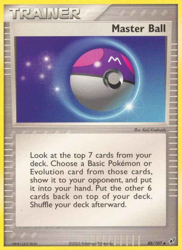 Master Ball (88/107) [EX: Deoxys] Pokémon