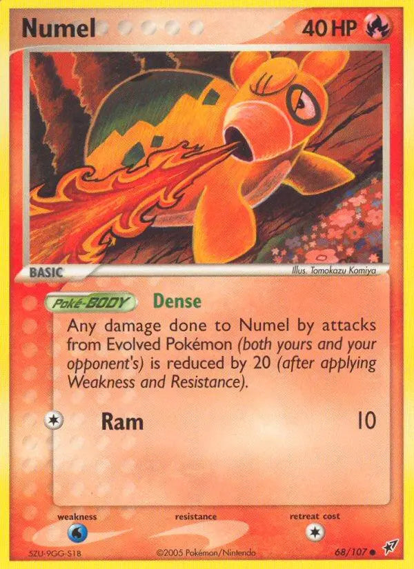 Numel (68/107) [EX: Deoxys] Pokémon