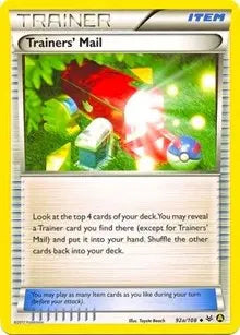 Trainers' Mail (92a/108) (Alternate Art Promo) [XY: Roaring Skies] Pokémon