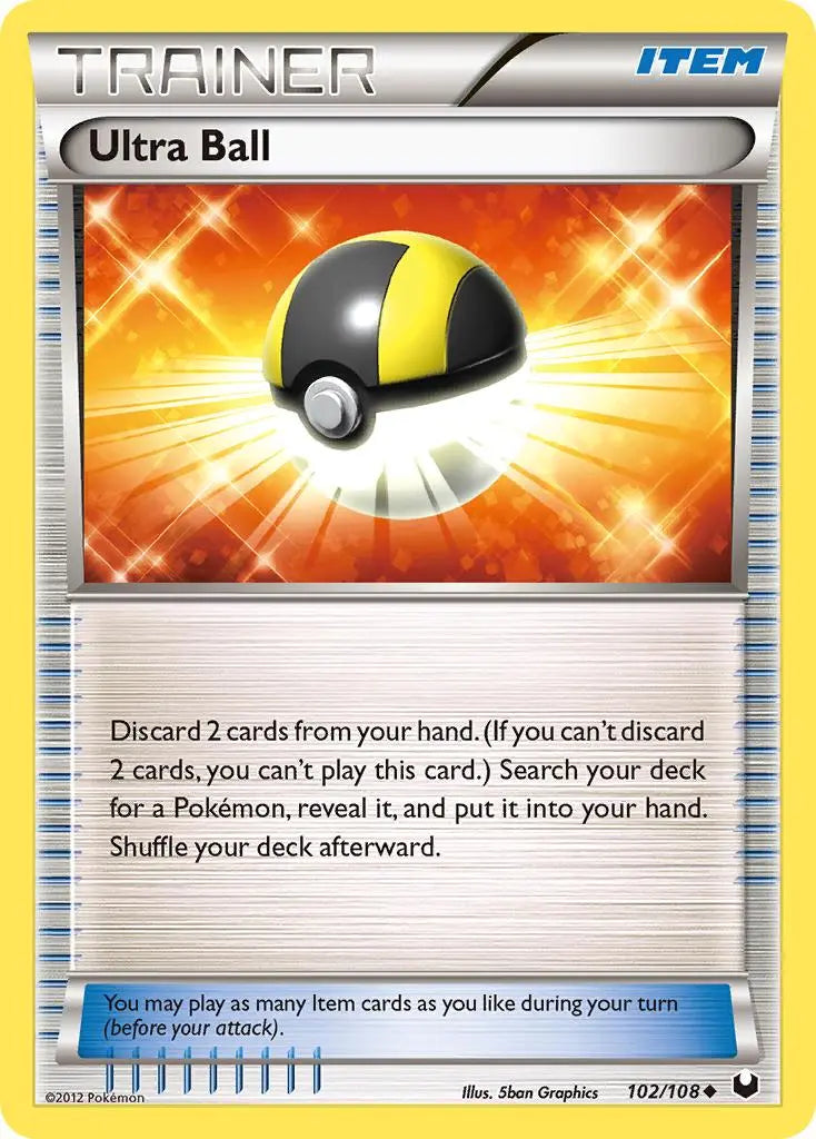 Ultra Ball (102/108) [Black & White: Dark Explorers] Pokémon
