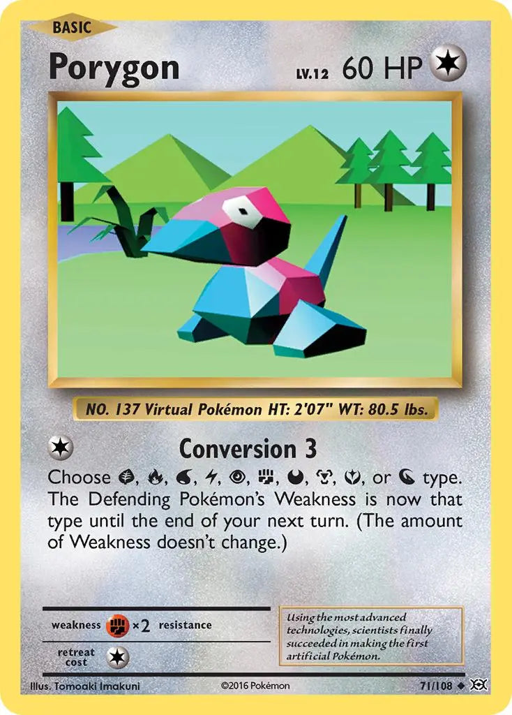 Porygon (71/108) [XY: Evolutions] Pokémon