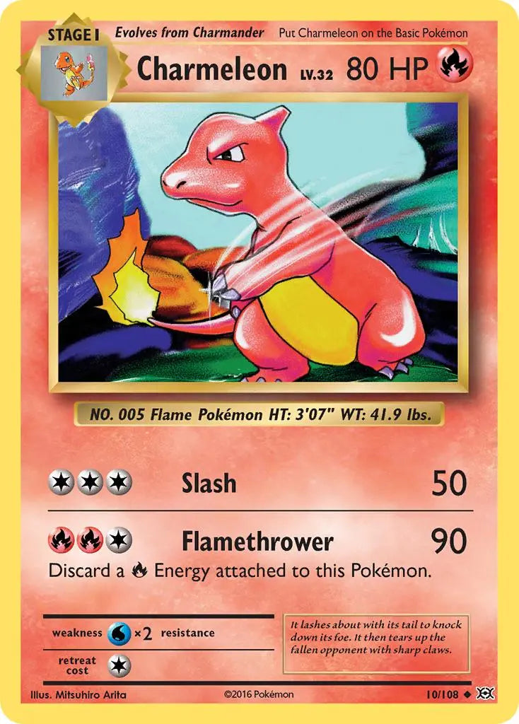 Charmeleon (10/108) [XY: Evolutions] Pokémon