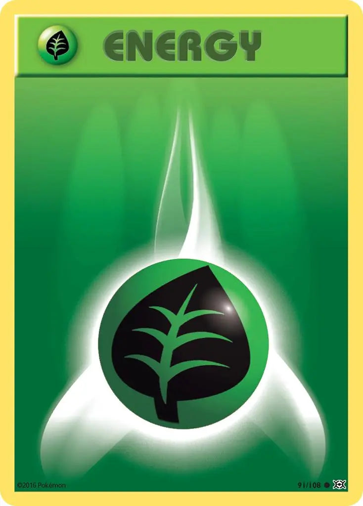Grass Energy (91/108) [XY: Evolutions] Pokémon