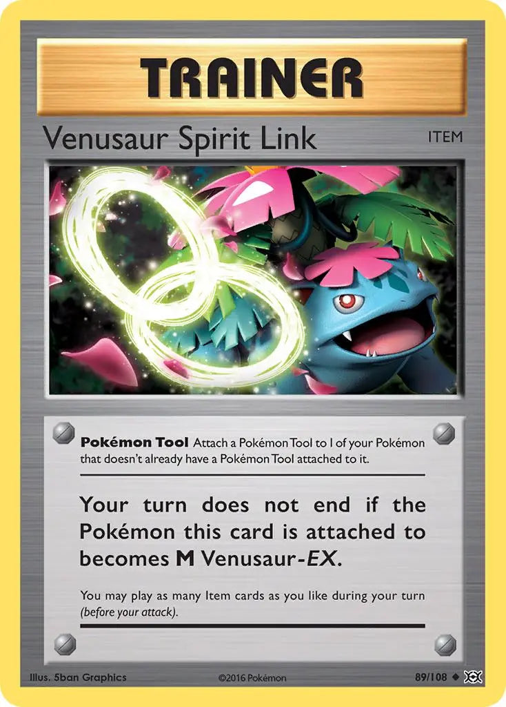 Venusaur Spirit Link (89/108) [XY: Evolutions] Pokémon