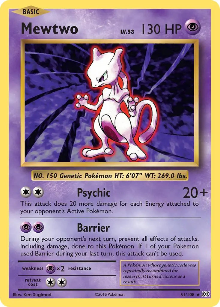 Mewtwo (51/108) [XY: Evolutions] Pokémon