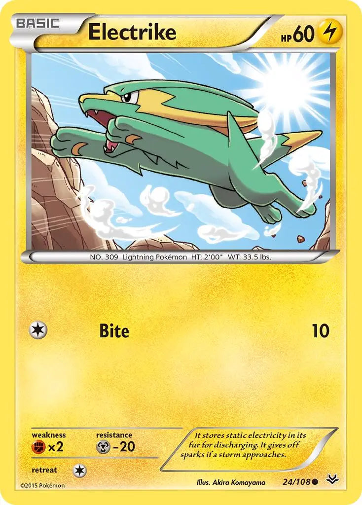 Electrike (24/108) [XY: Roaring Skies] Pokémon