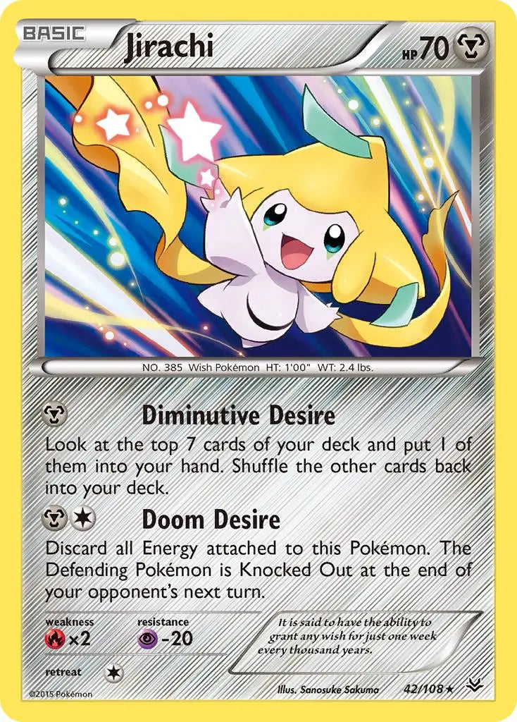 Jirachi (42/108) [XY: Roaring Skies] Pokémon