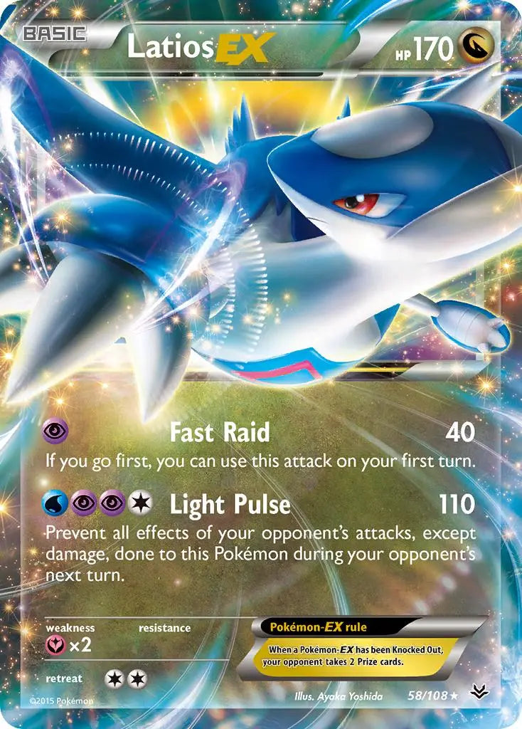 Latios EX (58/108) [XY: Roaring Skies] Pokémon