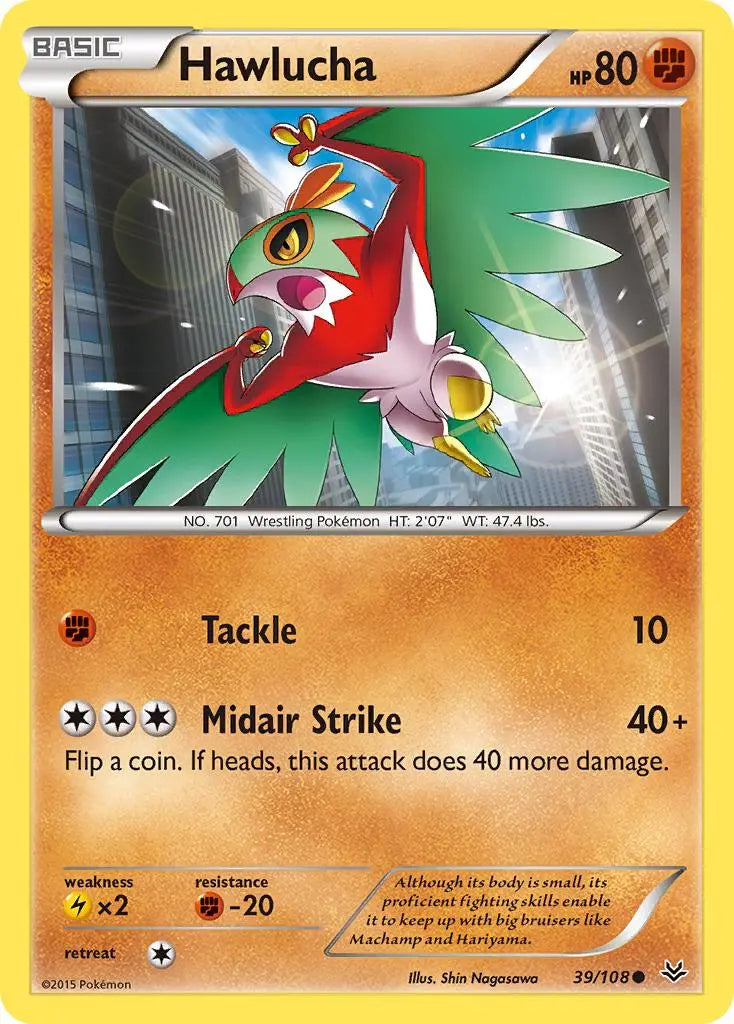 Hawlucha (39/108) [XY: Roaring Skies] Pokémon