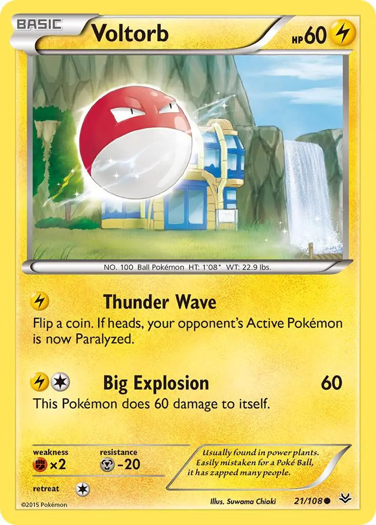 Voltorb (21/108) [XY: Roaring Skies] Pokémon