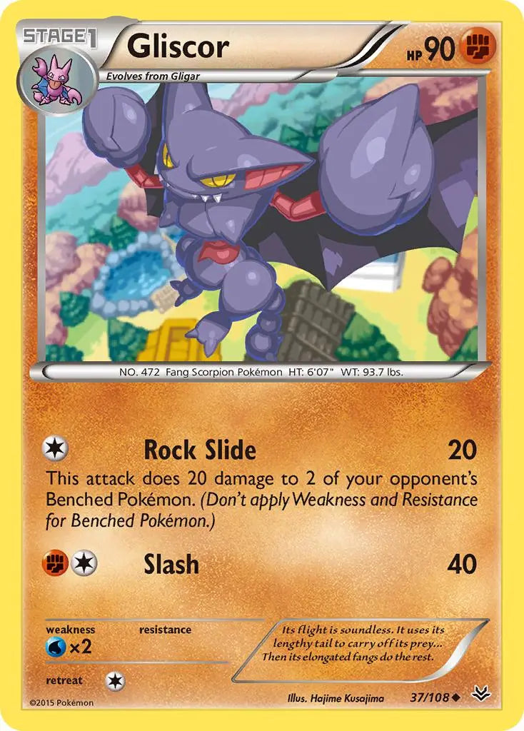 Gliscor (37/108) [XY: Roaring Skies] Pokémon