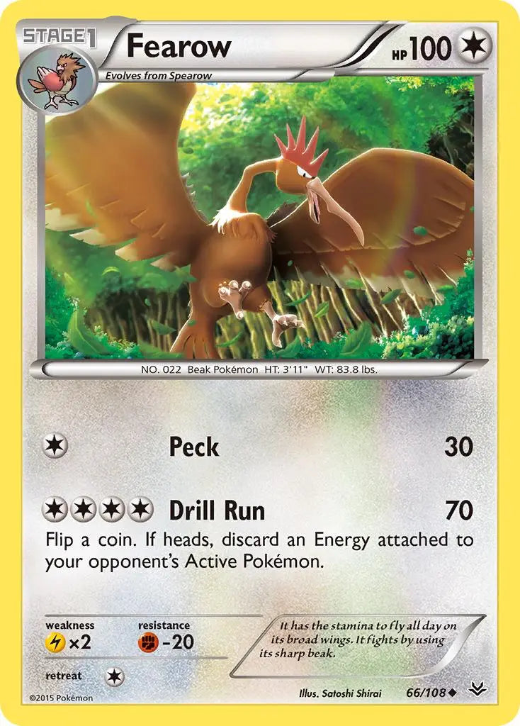 Fearow (66/108) [XY: Roaring Skies] Pokémon