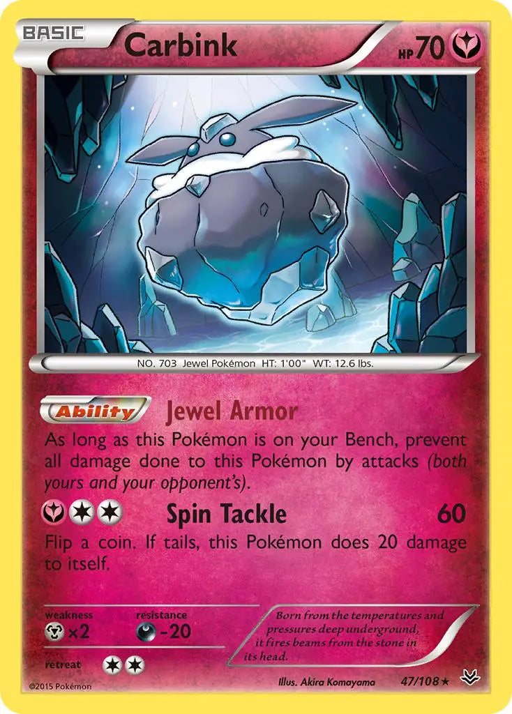 Carbink (47/108) [XY: Roaring Skies] Pokémon