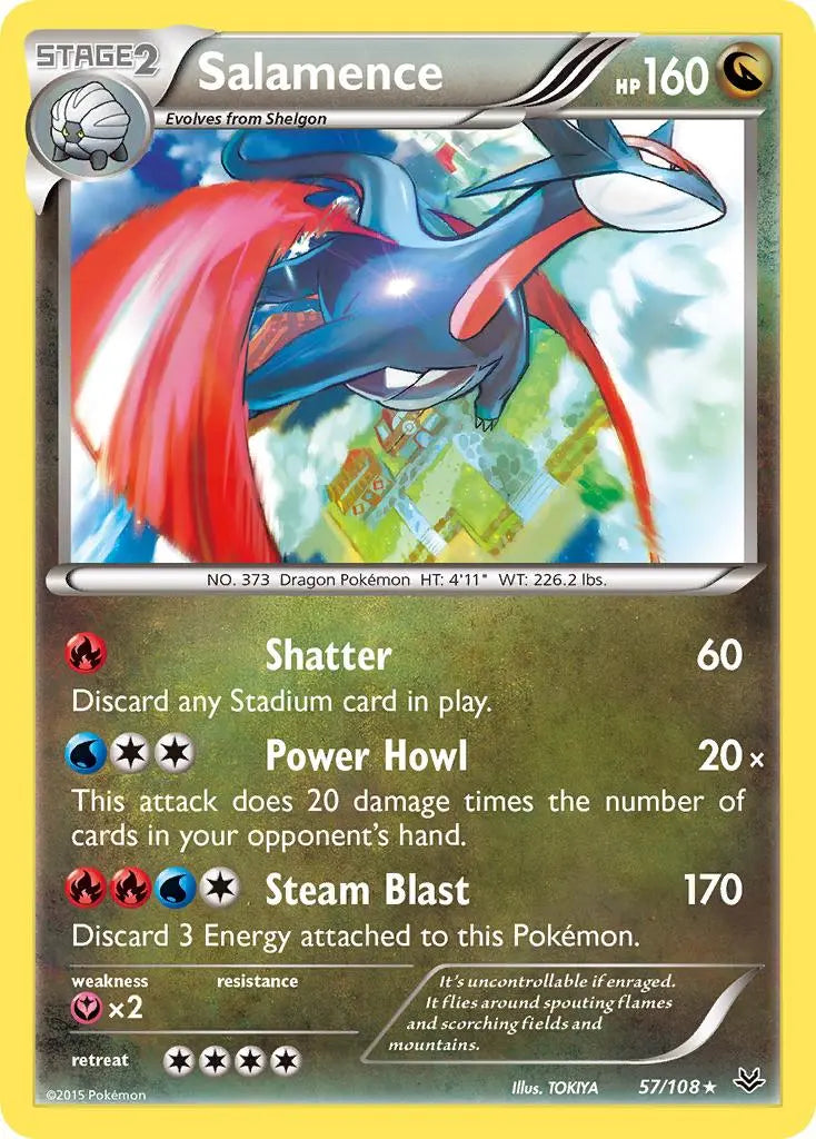 Salamence (57/108) [XY: Roaring Skies] Pokémon