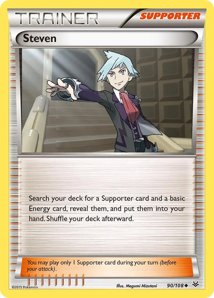 Steven (90/108) [XY: Roaring Skies] Pokémon