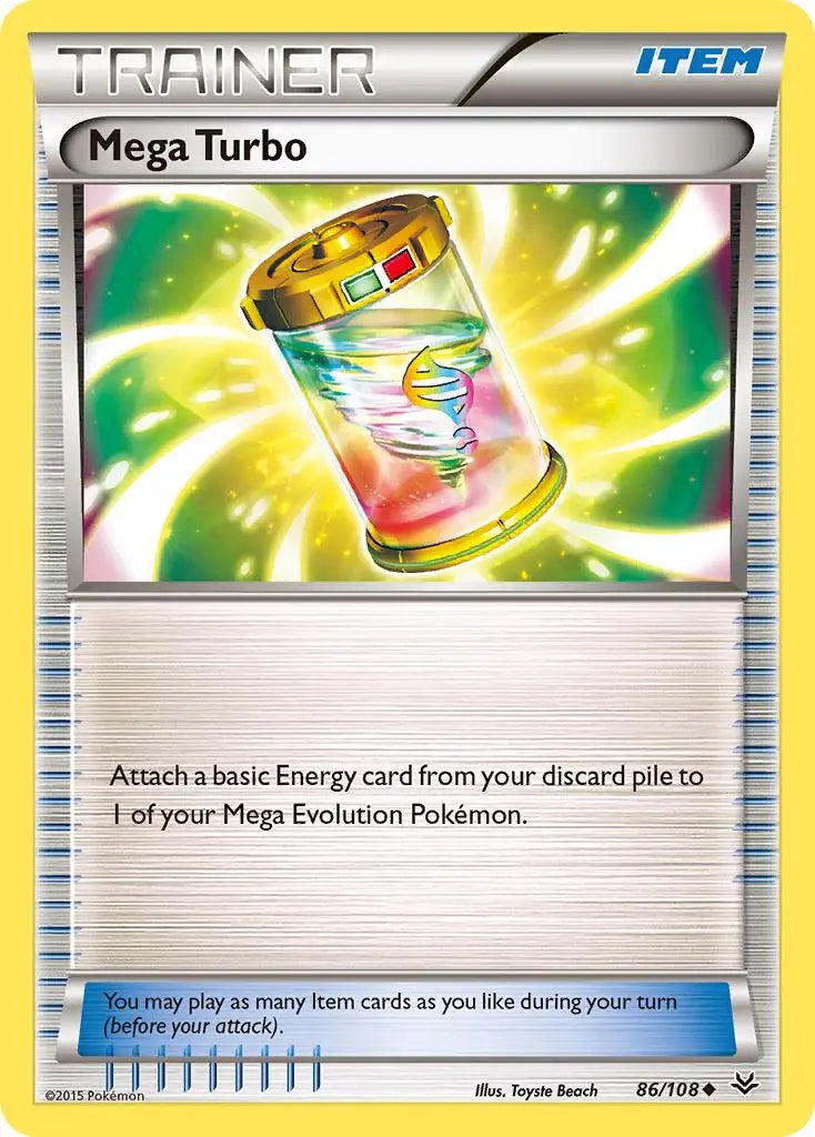 Mega Turbo (86/108) [XY: Roaring Skies] Pokémon