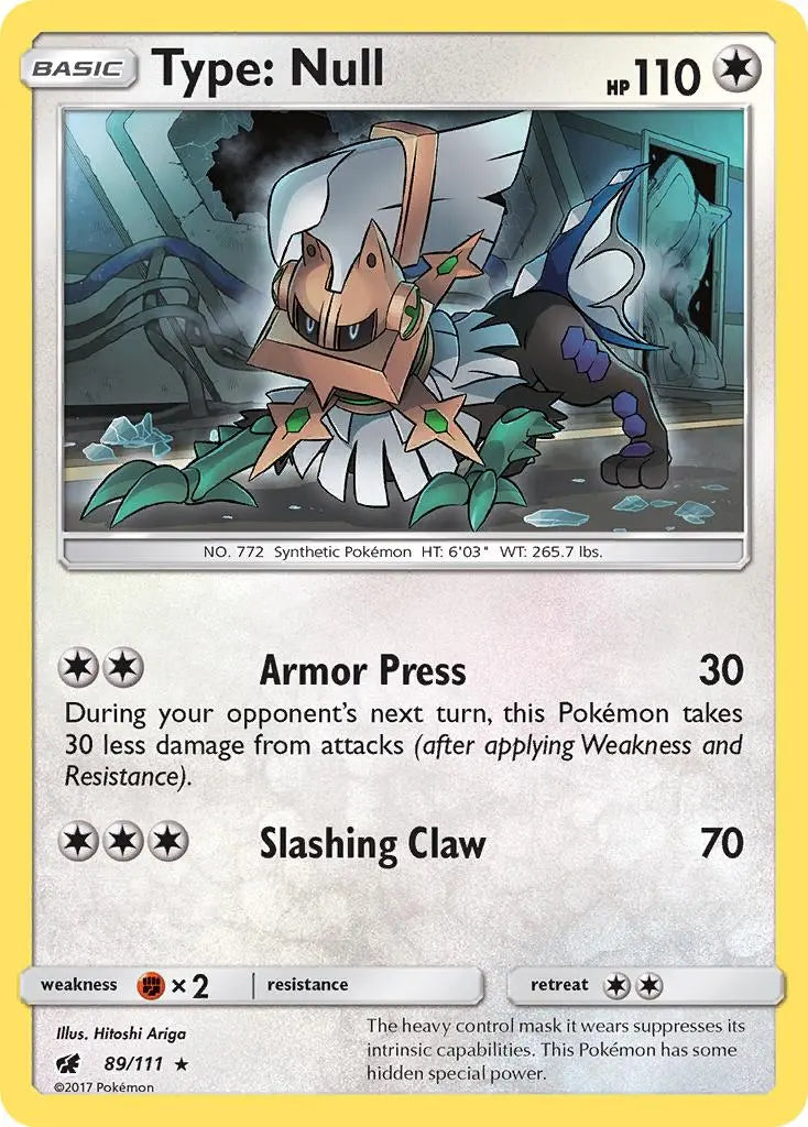 Type: Null (89/111) [Sun & Moon: Crimson Invasion] Pokémon