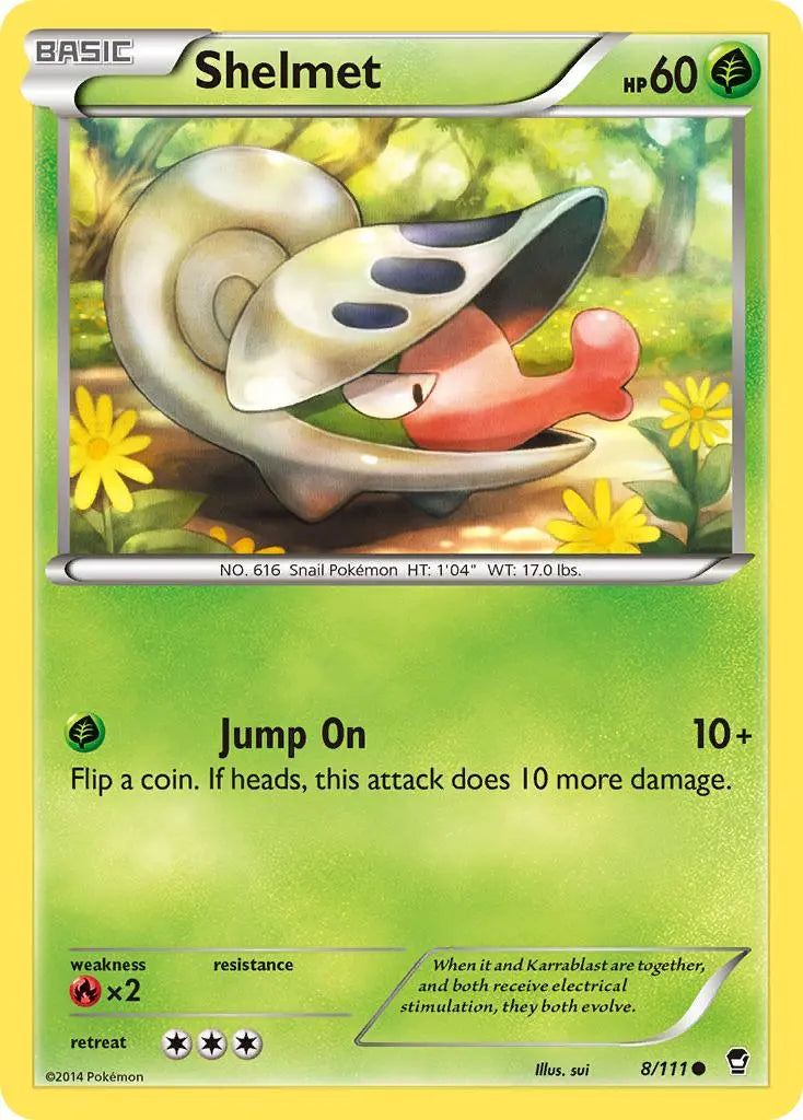 Shelmet (8/111) [XY: Furious Fists] Pokémon