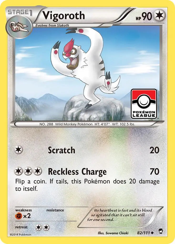 Vigoroth (82/111) [XY: Furious Fists] Pokémon