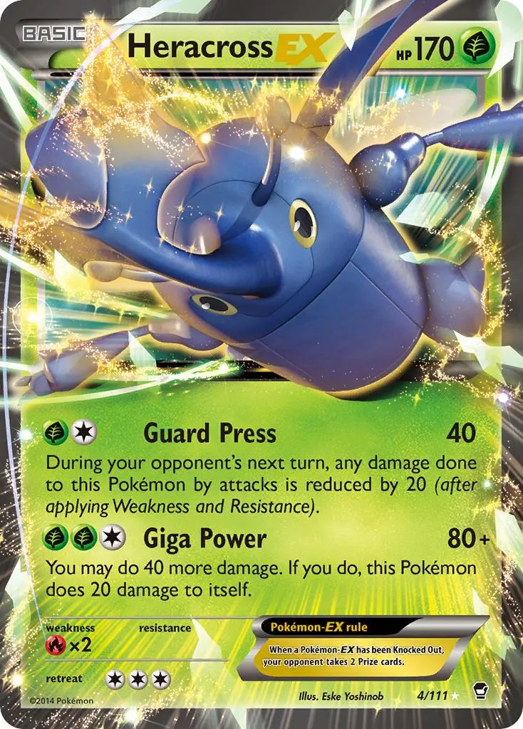 Heracross EX (4/111) [XY: Furious Fists] Pokémon