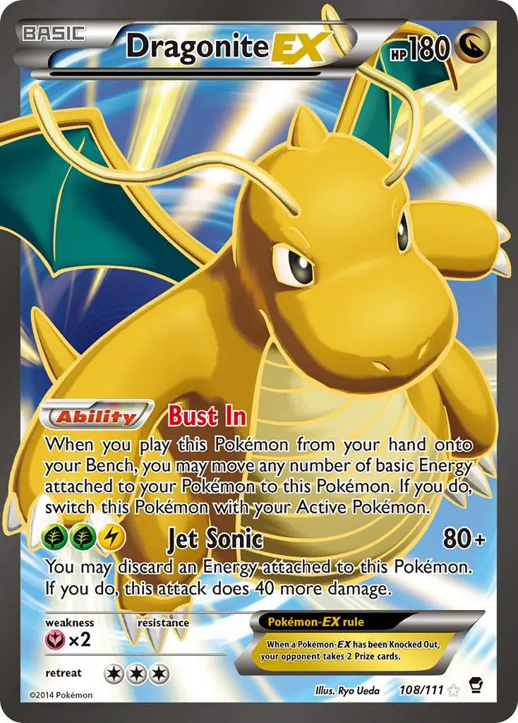 Dragonite EX (108/111) [XY: Furious Fists] Pokémon