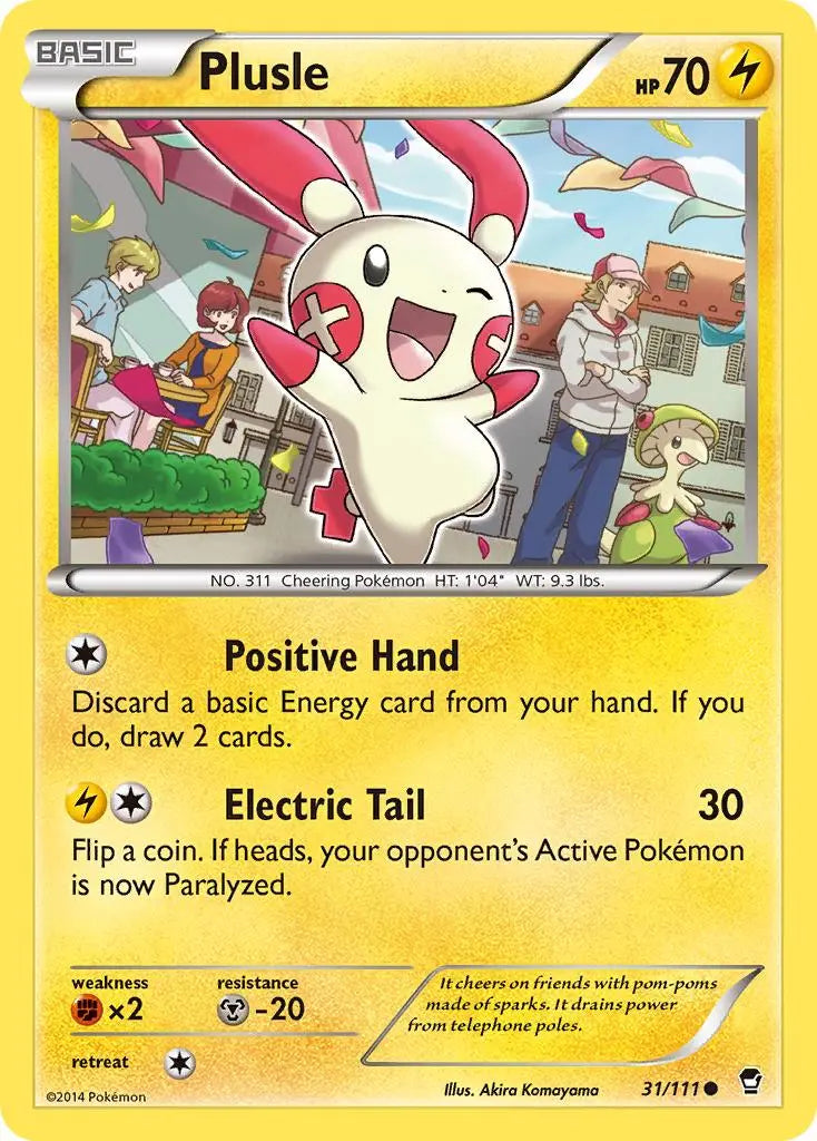 Plusle (31/111) [XY: Furious Fists] Pokémon