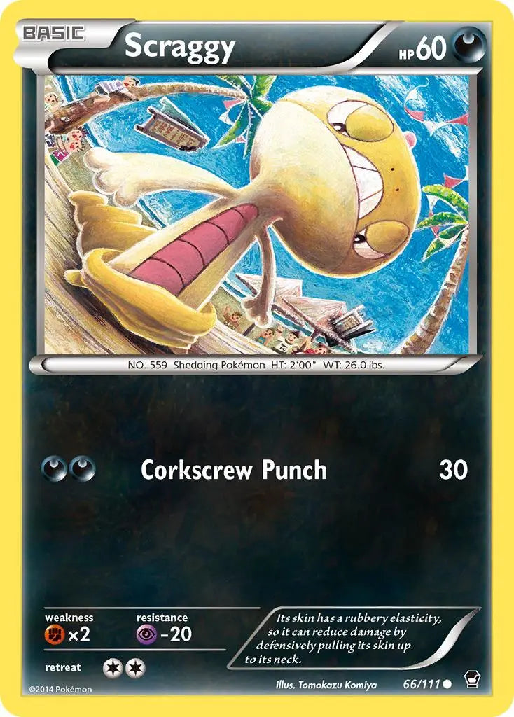 Scraggy (66/111) [XY: Furious Fists] Pokémon