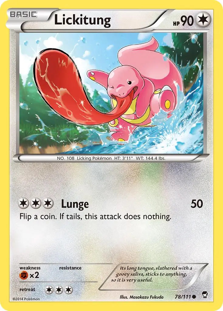 Lickitung (78/111) [XY: Furious Fists] Pokémon