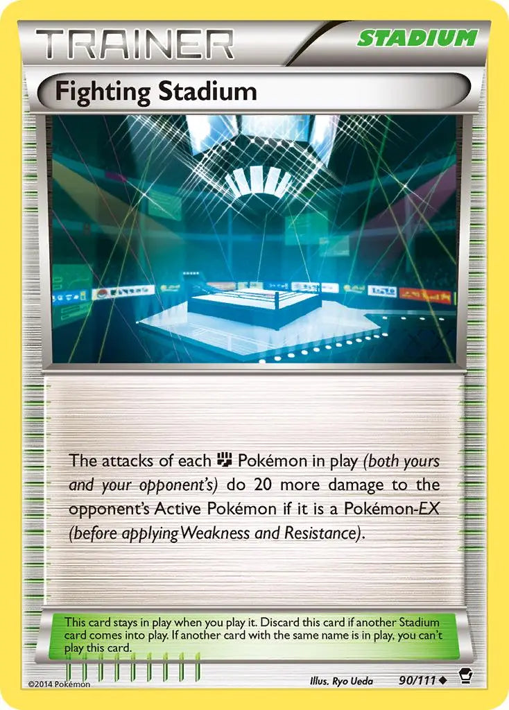 Fighting Stadium (90/111) [XY: Furious Fists] Pokémon