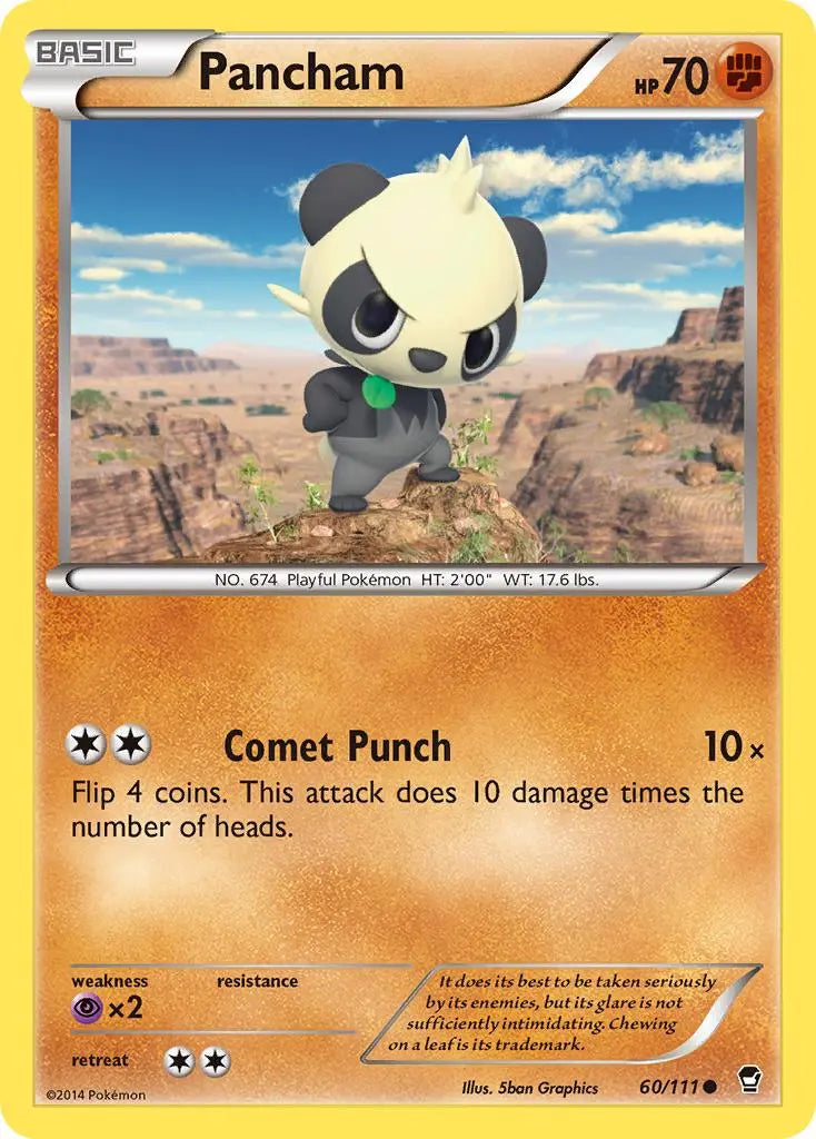 Pancham (60/111) [XY: Furious Fists] Pokémon