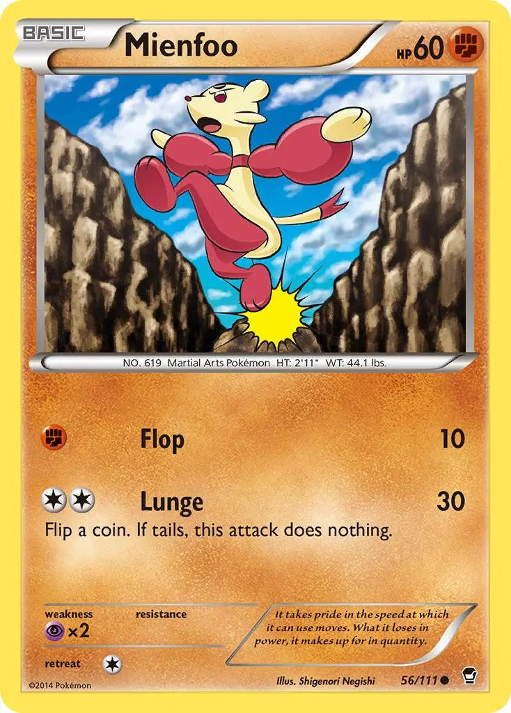 Mienfoo (56/111) [XY: Furious Fists] Pokémon