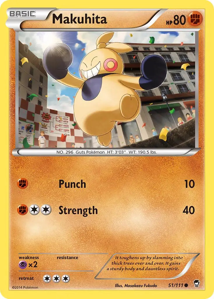 Makuhita (51/111) [XY: Furious Fists] Pokémon