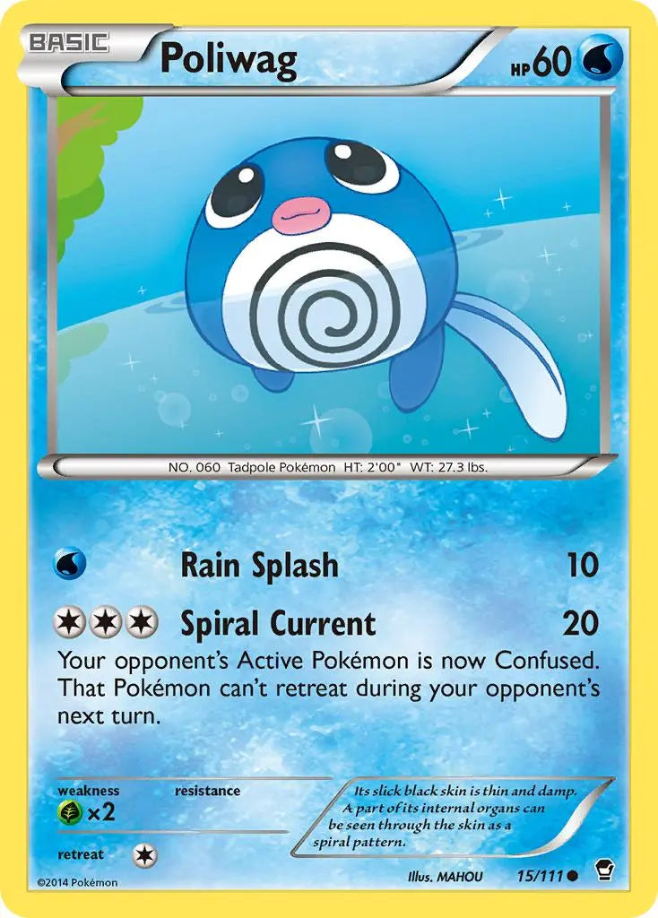 Poliwag (15/111) [XY: Furious Fists] Pokémon