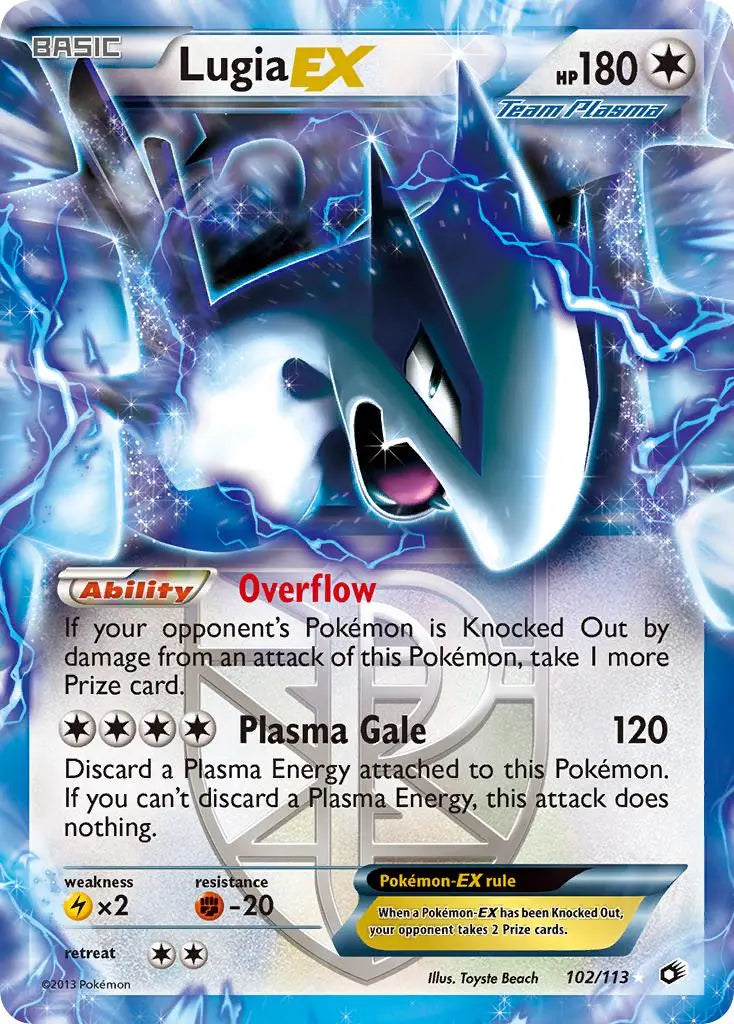Lugia EX (102/113) [Black & White: Legendary Treasures] Pokémon