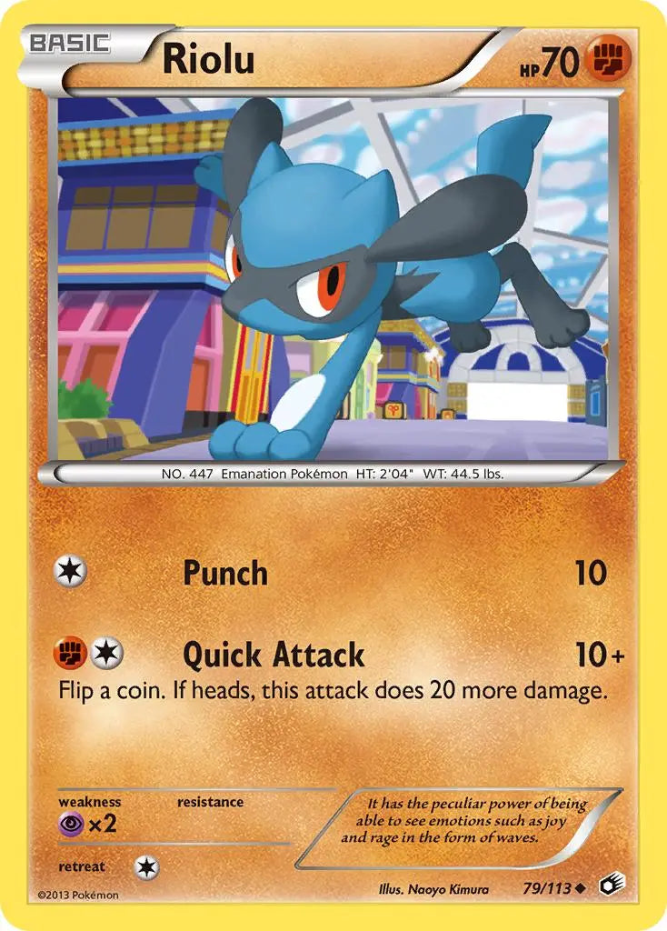 Riolu (79/113) [Black & White: Legendary Treasures] Pokémon