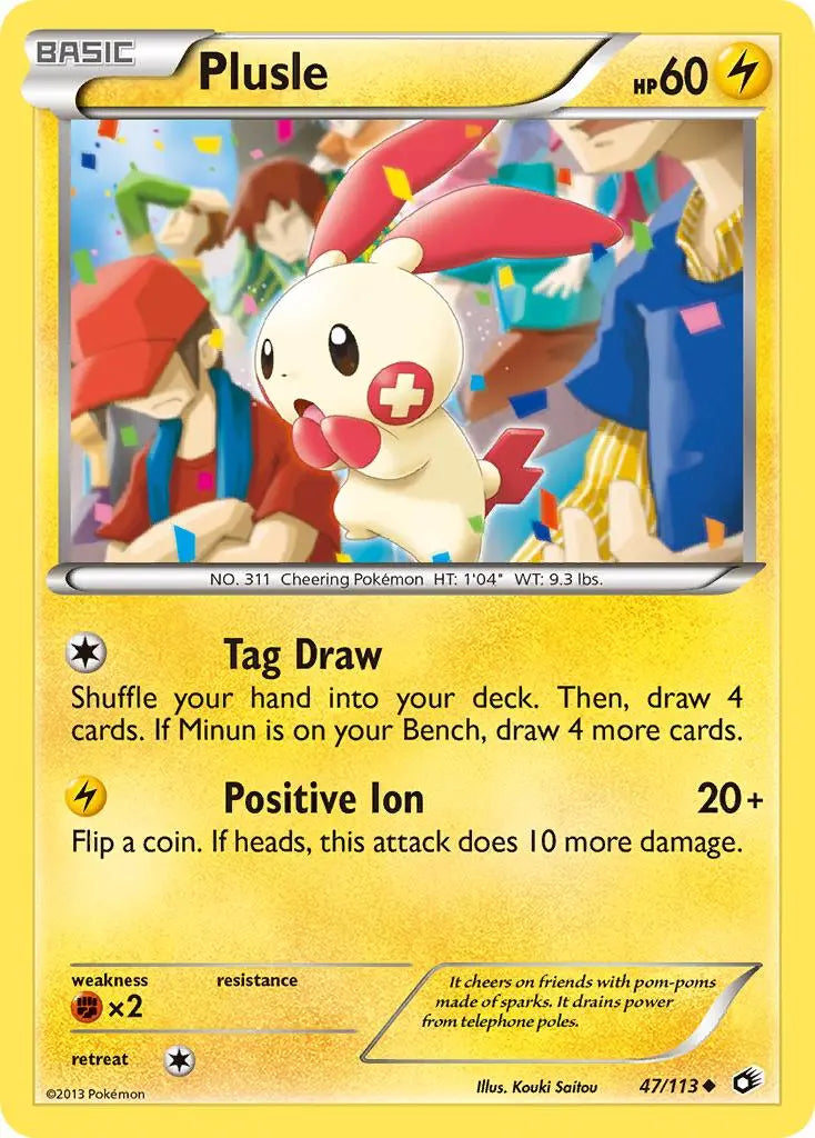 Plusle (47/113) [Black & White: Legendary Treasures] Pokémon