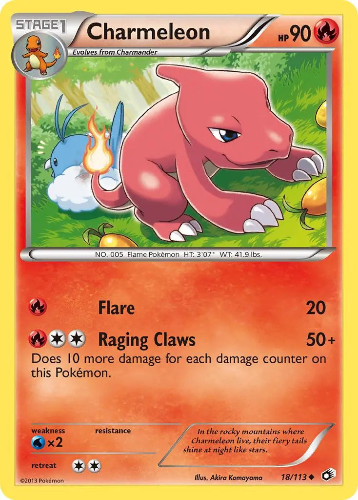 Charmeleon (18/113) [Black & White: Legendary Treasures] Pokémon