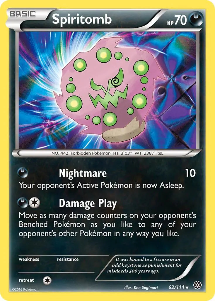 Spiritomb (62/114) [XY: Steam Siege] Pokémon