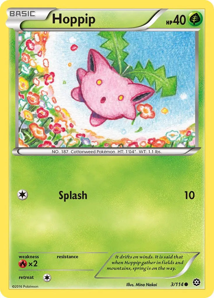 Hoppip (3/114) [XY: Steam Siege] Pokémon