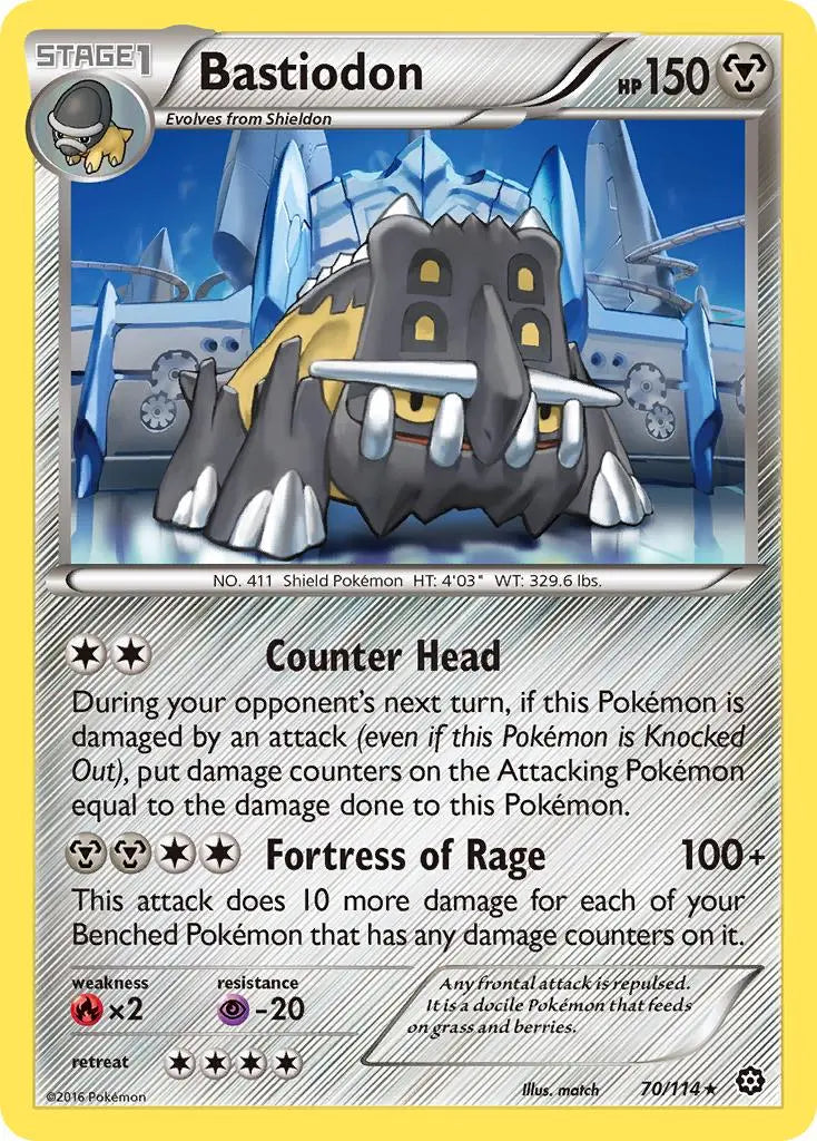 Bastiodon (70/114) [XY: Steam Siege] Pokémon