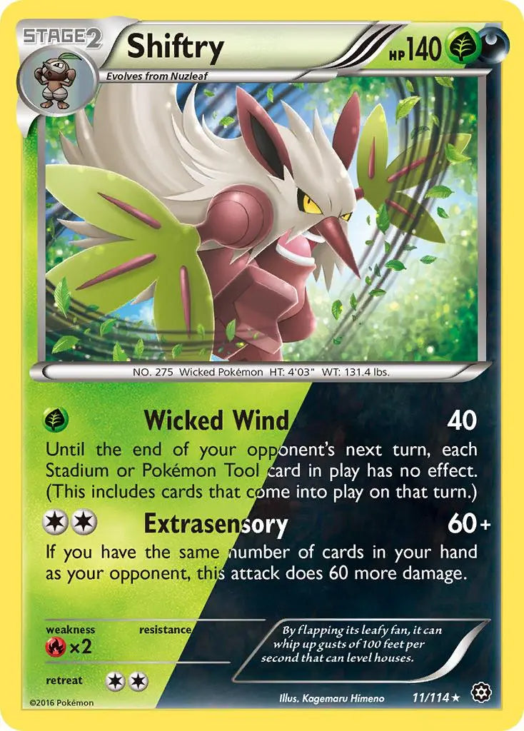 Shiftry (11/114) [XY: Steam Siege] Pokémon