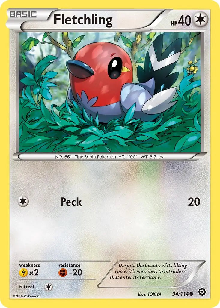 Fletchling (94/114) [XY: Steam Siege] Pokémon