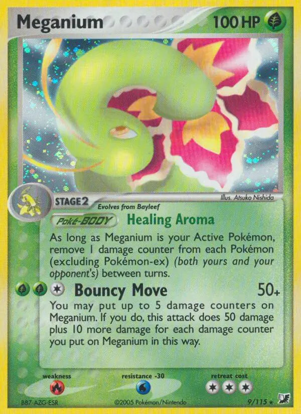 Meganium (9/115) (Theme Deck Exclusive) [EX: Unseen Forces] Pokémon