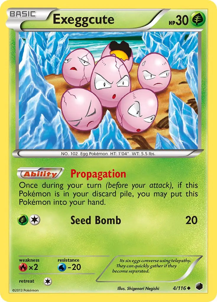 Exeggcute (4/116) [Black & White: Plasma Freeze] Pokémon