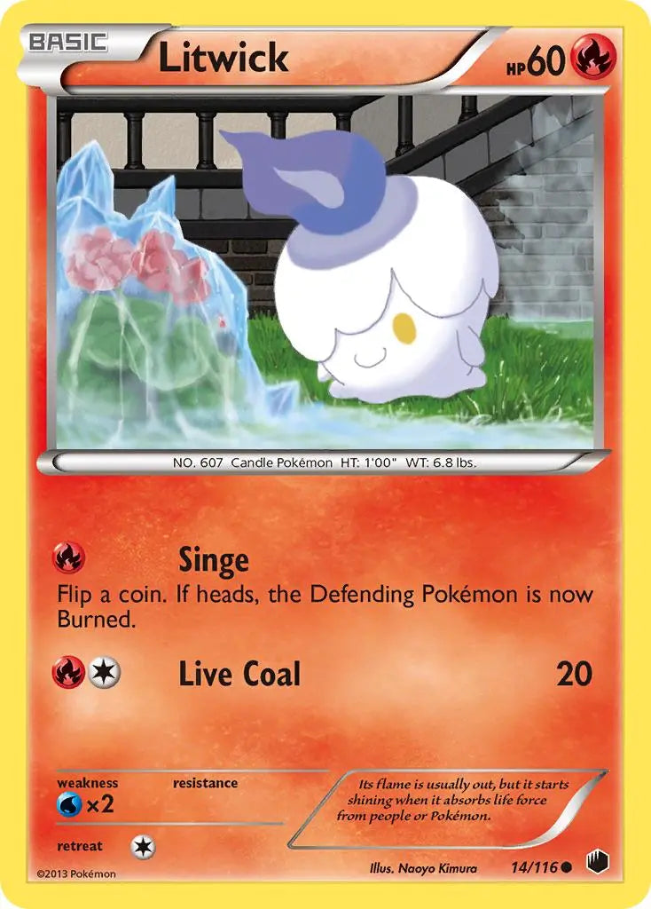 Litwick (14/116) [Black & White: Plasma Freeze] Pokémon