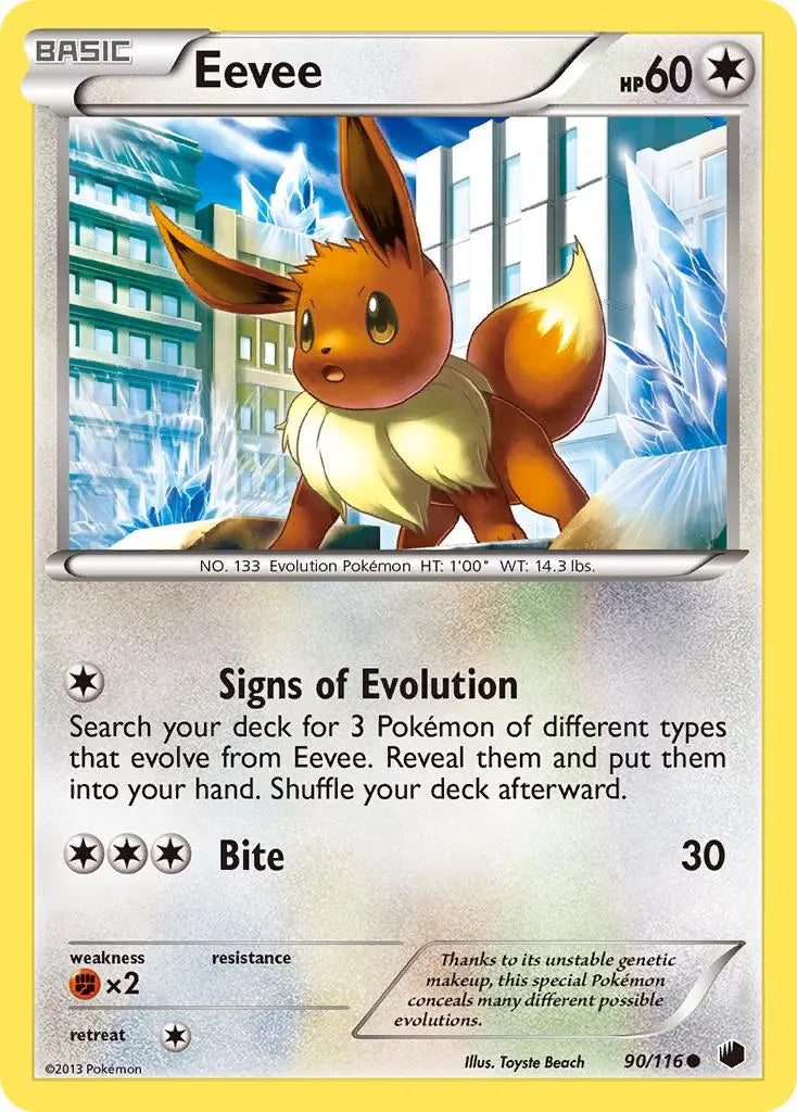 Eevee (90/116) [Black & White: Plasma Freeze] Pokémon