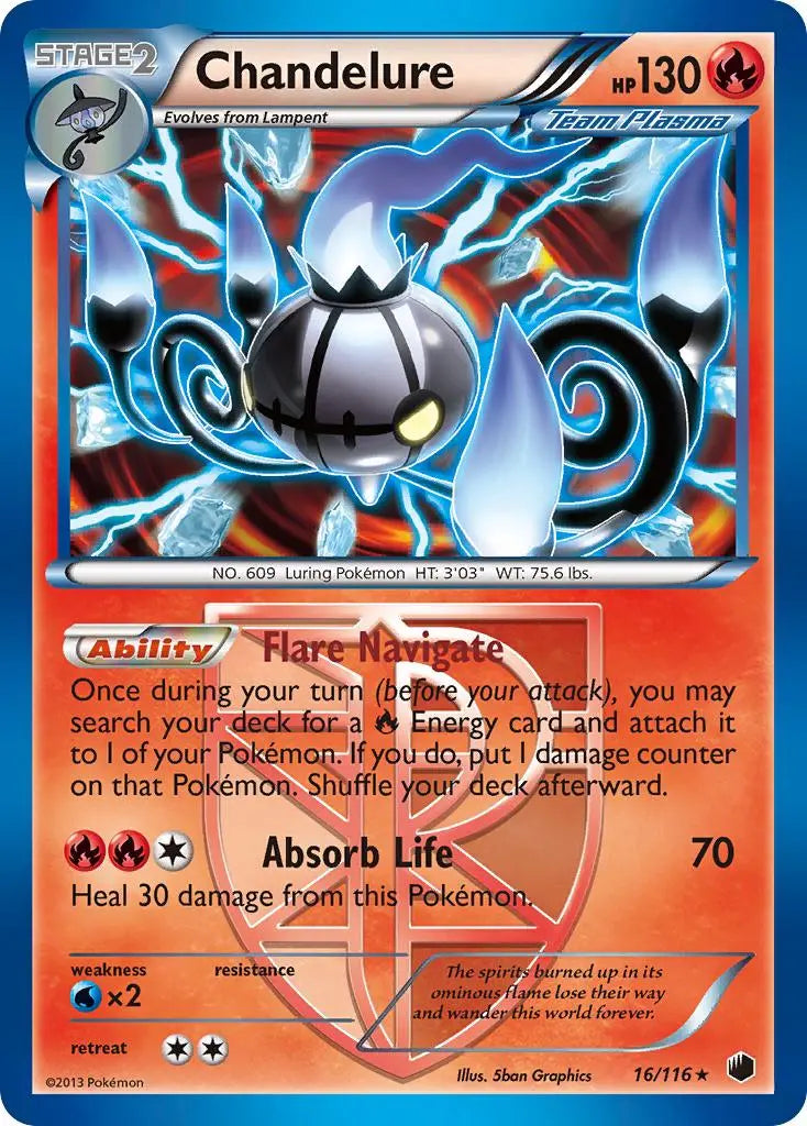 Chandelure (16/116) [Black & White: Plasma Freeze] Pokémon