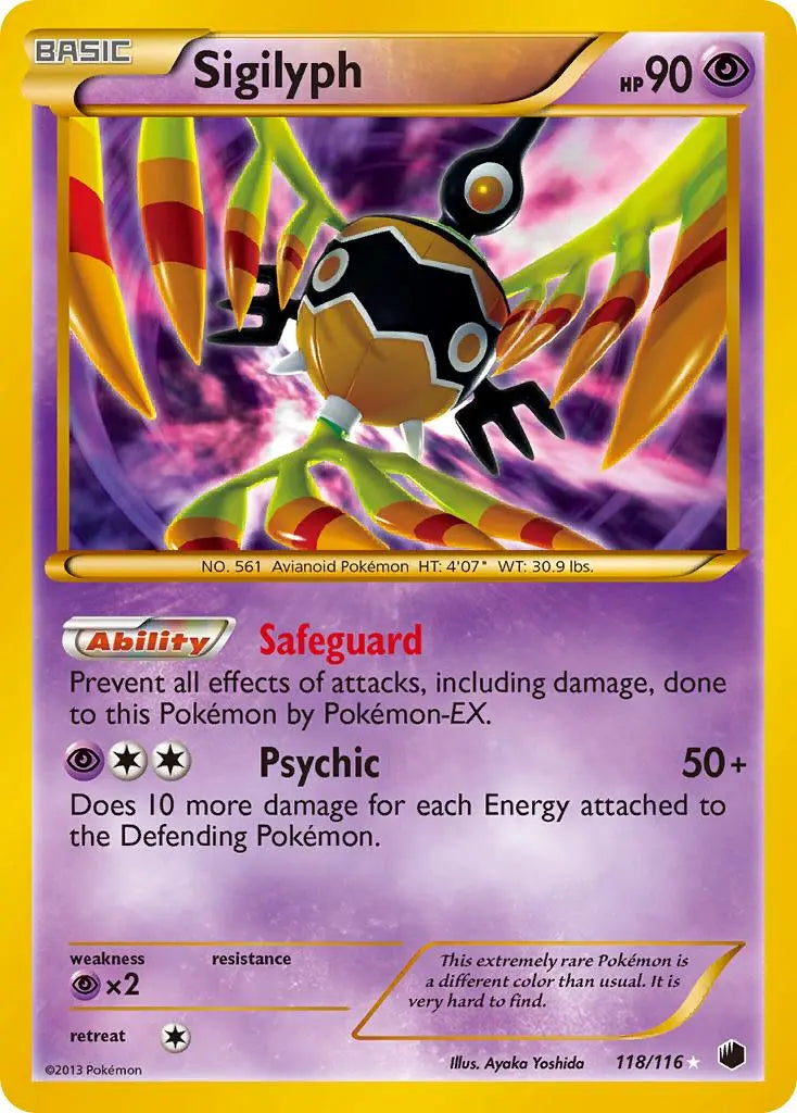 Sigilyph (118/116) [Black & White: Plasma Freeze] Pokémon