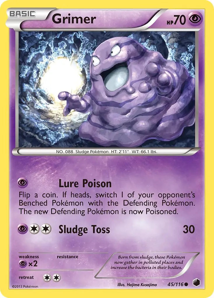 Grimer (45/116) [Black & White: Plasma Freeze] Pokémon