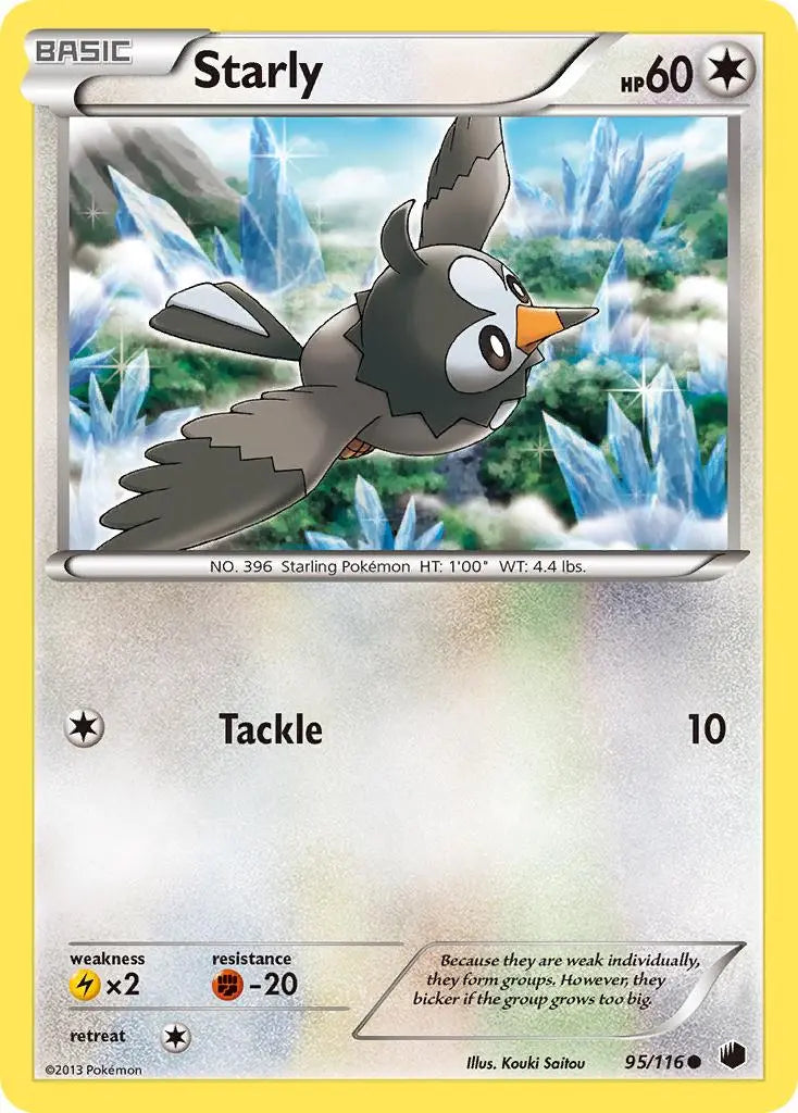 Starly (95/116) [Black & White: Plasma Freeze] Pokémon
